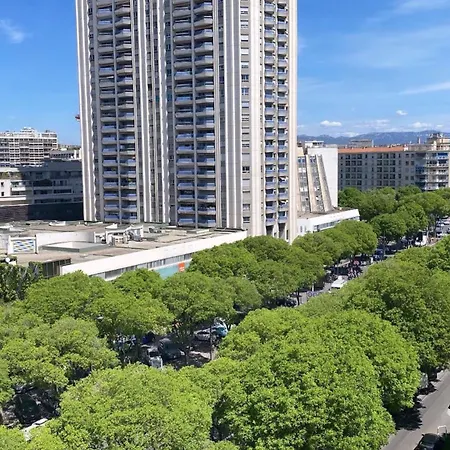 Apartment Sublime Appart- Vue Mer-prado13008- Proche Velodrome Marseille